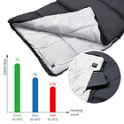 USB Graphene Electric Heated Pad Sleeping Bag For Camping 195×75cm Size