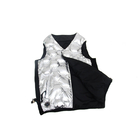 Winter Fashion Silver Love Embossed Electric Vest Heated Jacket Rechargeable Graphene