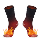 Battery Powered Electric Heating Socks , ODM Rechargeable Heated Socks 21-28cm length