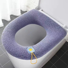 Detachable Toilet Seat Warmer Cover Washable Zipper Closure Type ODM